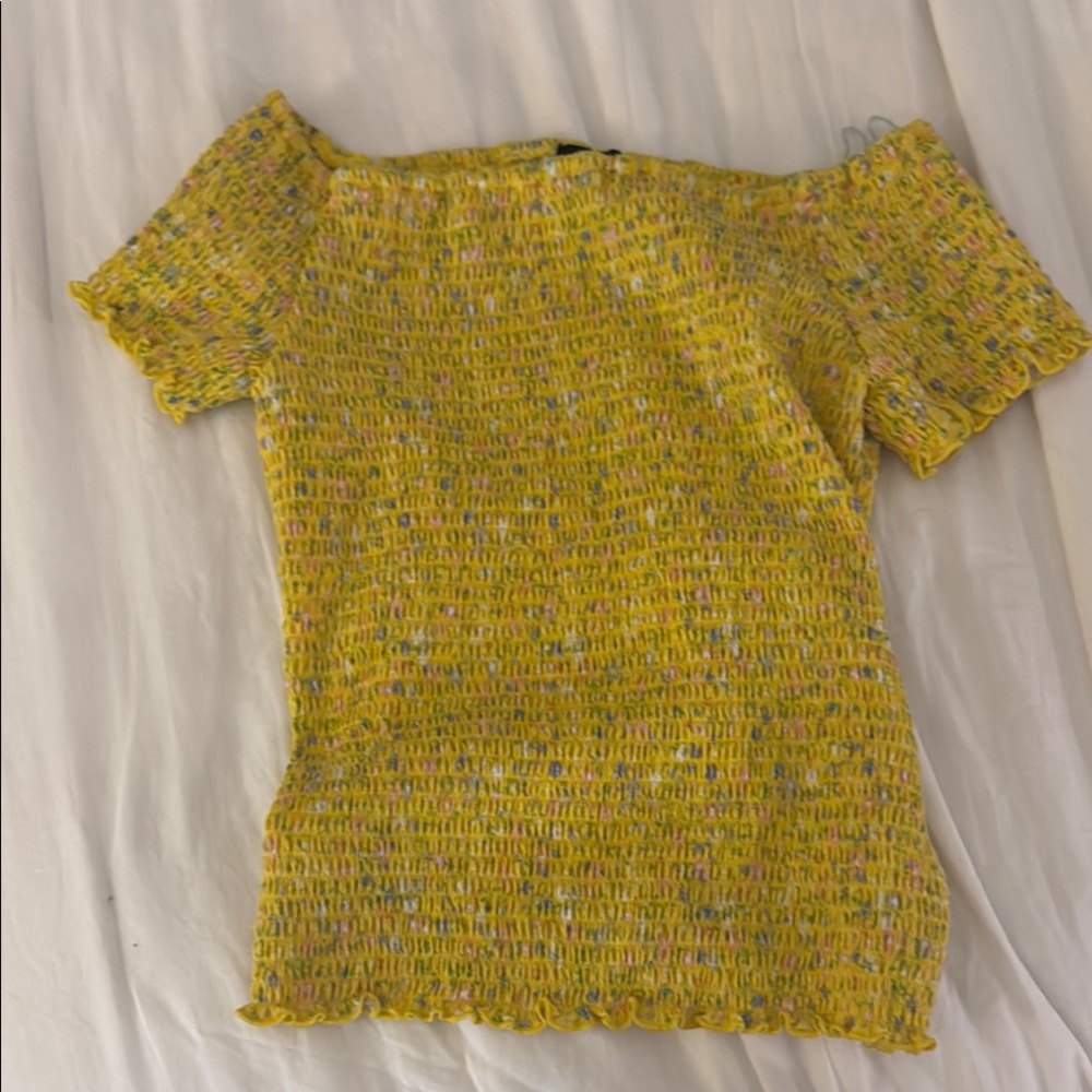 Art Class Yellow Knit Top